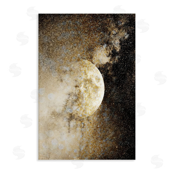 stupell industries Gemma Bardot | Starry Nebula Full Moon Wall Art