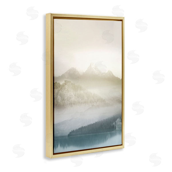 Stupell Industries Gemma Bardot | Vanilla Mountain Peaks View