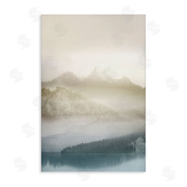 stupell industries Gemma Bardot | Vanilla Mountain Peaks View