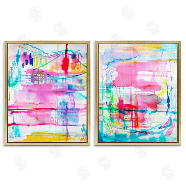 Stupell Industries Gemma Bardot | Vibrant Chaos Abstractions