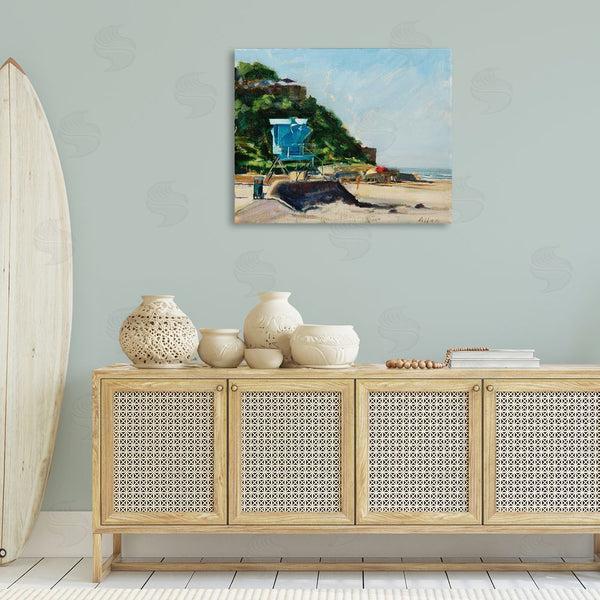 Stupell Industries Geoff Allen | Beach Guard Tower Wall Art
