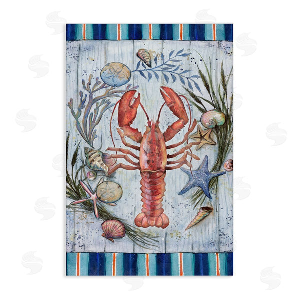 stupell industries Geoff Allen | Coastal Wreath & Lobster Wall Art