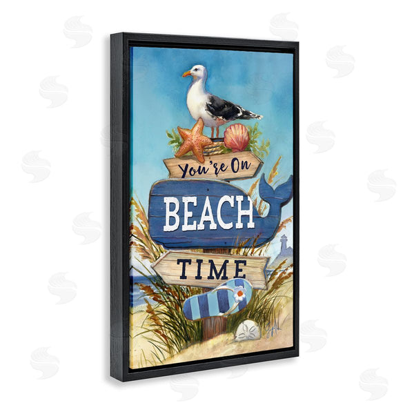Stupell Industries Geoff Allen | On Beach Time Sign Wall Art
