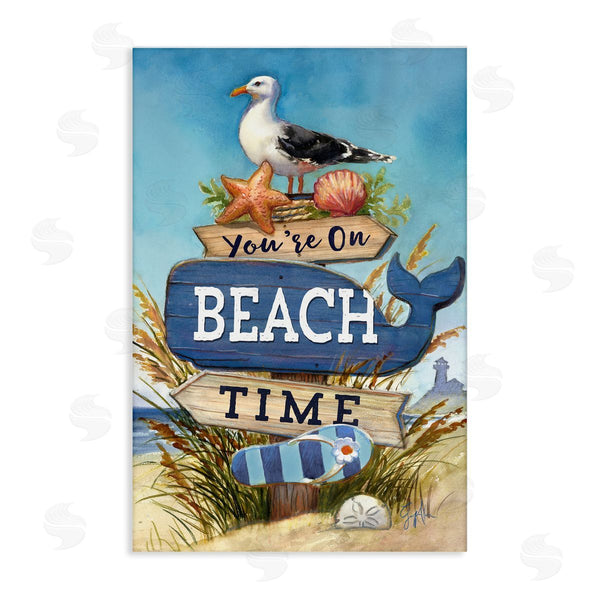 stupell industries Geoff Allen | On Beach Time Sign Wall Art