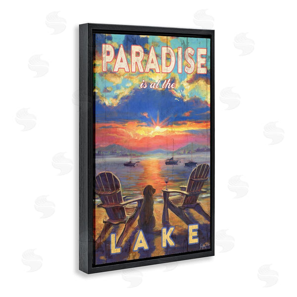 Stupell Industries Geoff Allen | Paradise At Lake Landscape Wall Art