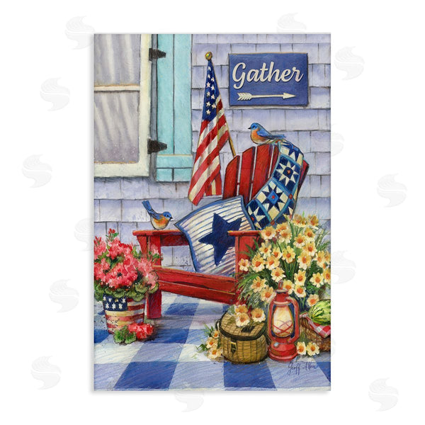 stupell industries Geoff Allen | Patriotic Porch View Wall Art