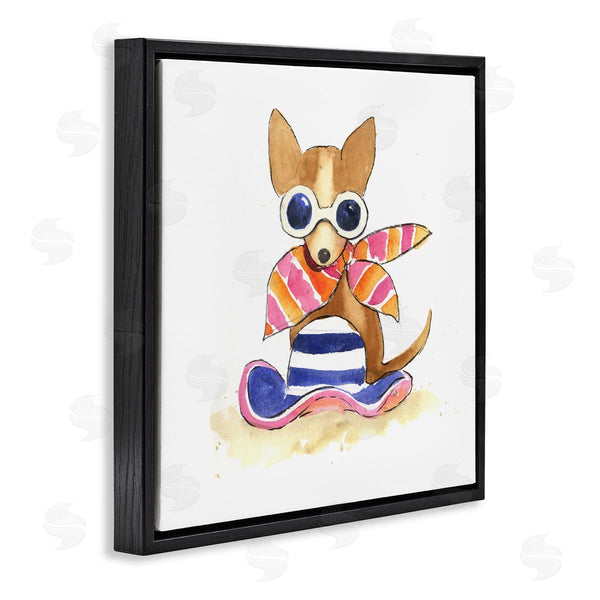 Stupell Industries Geoff Allen | Sandy Dog On Beach Wall Art