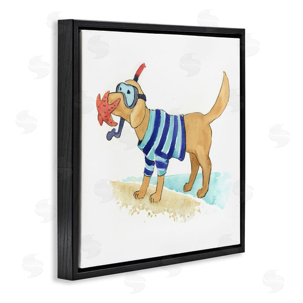 Stupell Industries Geoff Allen | Sandy Dog With Snorkel Wall Art