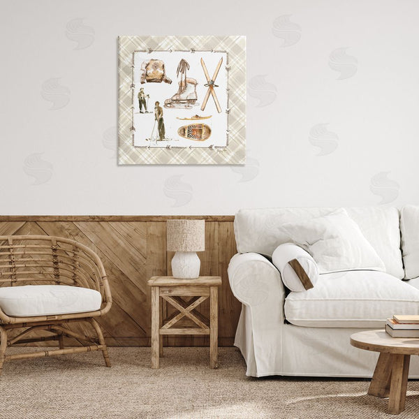 Stupell Industries Geoff Allen | Winter Skiing Sports Wall Art