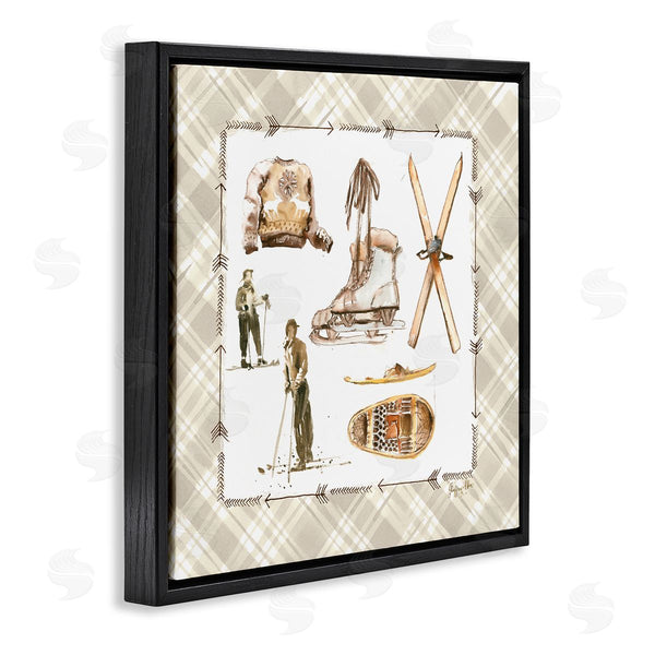 Stupell Industries Geoff Allen | Winter Skiing Sports Wall Art