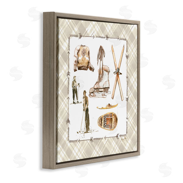 Stupell Industries Geoff Allen | Winter Skiing Sports Wall Art