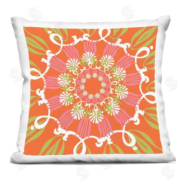 stupell industries Geoff Tygert | Bold Orange Shapes Pattern Printed Throw Pillow