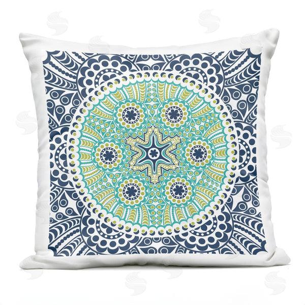 Stupell Industries Geoff Tygert | Intricate Mosaic Fractal Pattern Printed Throw Pillow