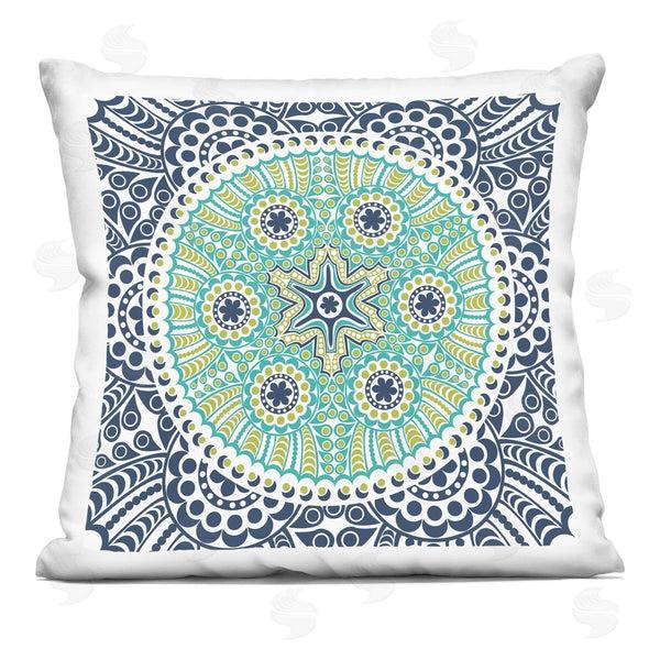 stupell industries Geoff Tygert | Intricate Mosaic Fractal Pattern Printed Throw Pillow