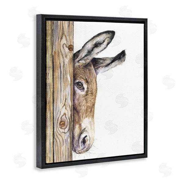 Stupell Industries George Dyachenko | Baby Donkey Animal Watercolor