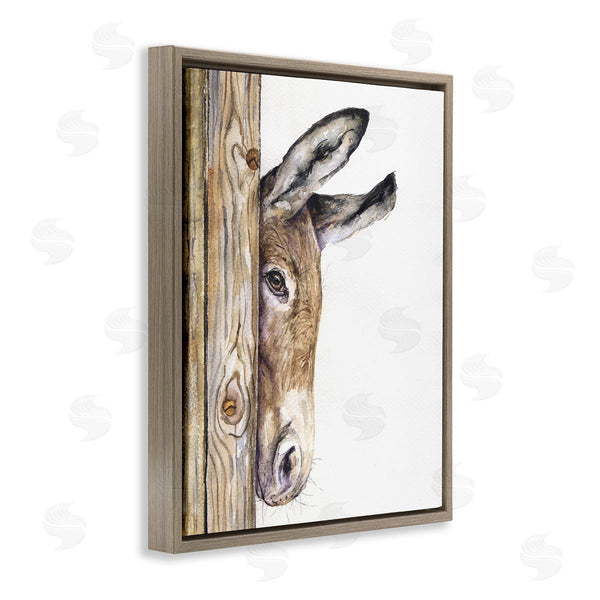 Stupell Industries George Dyachenko | Baby Donkey Animal Watercolor