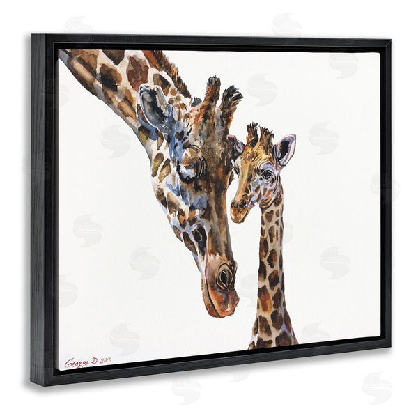 Stupell Industries George Dyachenko | Baby Giraffe Animal Watercolor