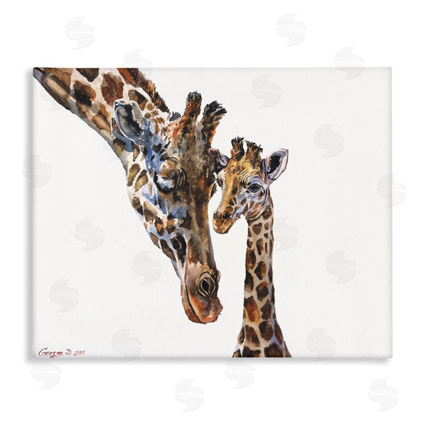stupell industries George Dyachenko | Baby Giraffe Animal Watercolor