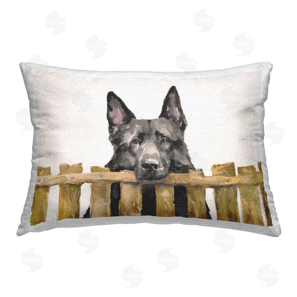 Stupell Industries George Dyachenko | Black German Shepherd