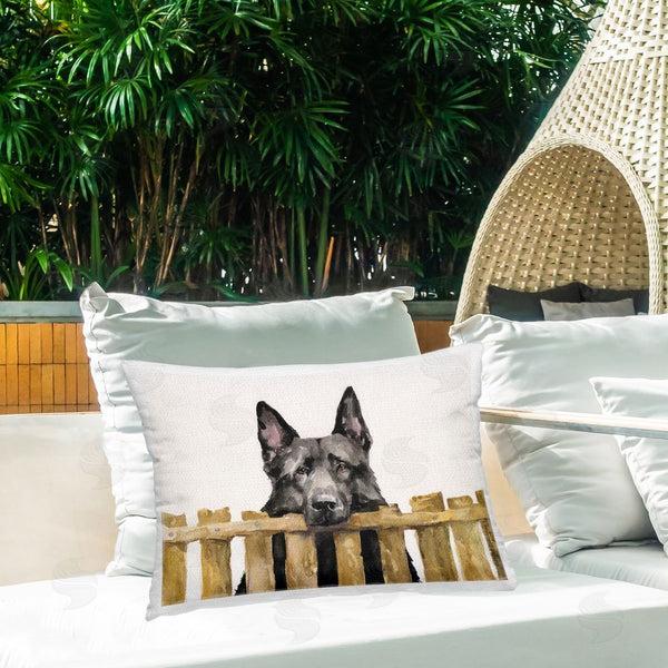 Stupell Industries George Dyachenko | Black German Shepherd