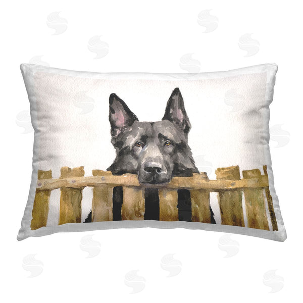 stupell industries George Dyachenko | Black German Shepherd