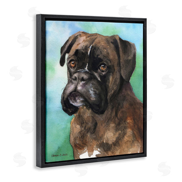 Stupell Industries George Dyachenko | Boxer Dog Portrait Wall Art
