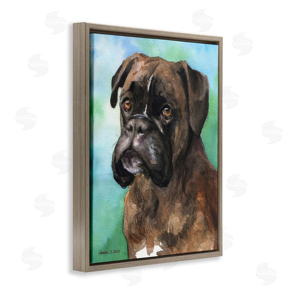Stupell Industries George Dyachenko | Boxer Dog Portrait Wall Art