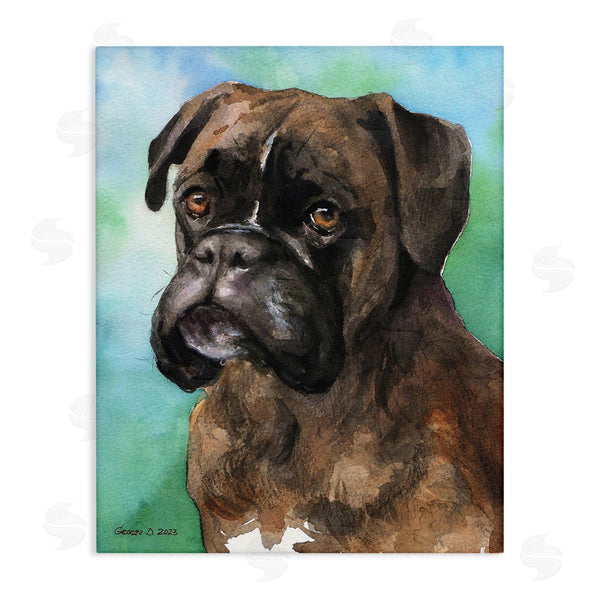 stupell industries George Dyachenko | Boxer Dog Portrait Wall Art