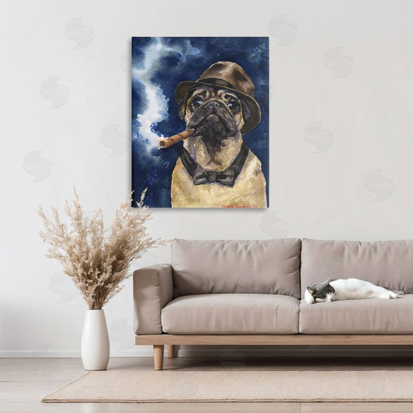 Stupell Industries George Dyachenko | Brutal Pug With Cigar Wall Art
