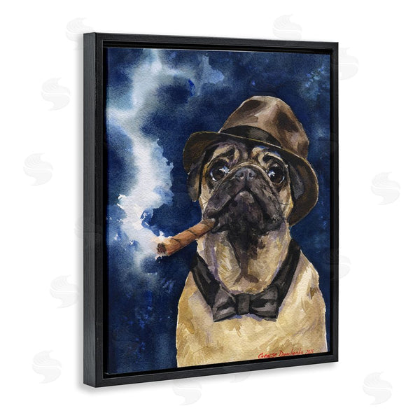 Stupell Industries George Dyachenko | Brutal Pug With Cigar Wall Art