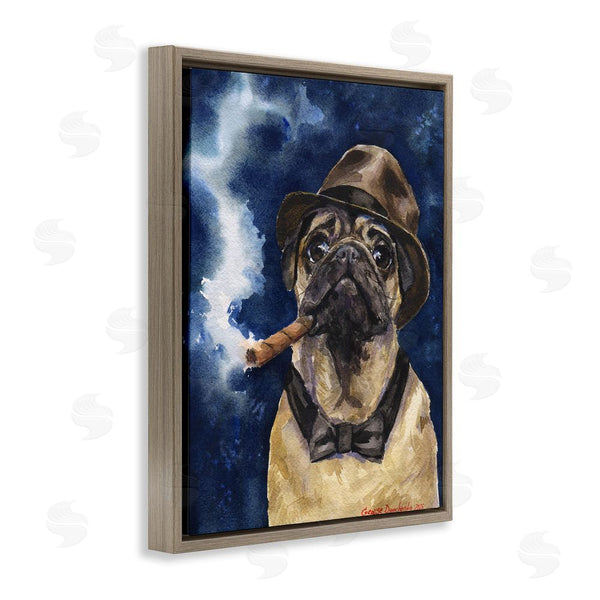 Stupell Industries George Dyachenko | Brutal Pug With Cigar Wall Art