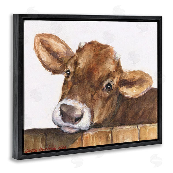 Stupell Industries George Dyachenko | Cattle Calf Gazing Wall Art