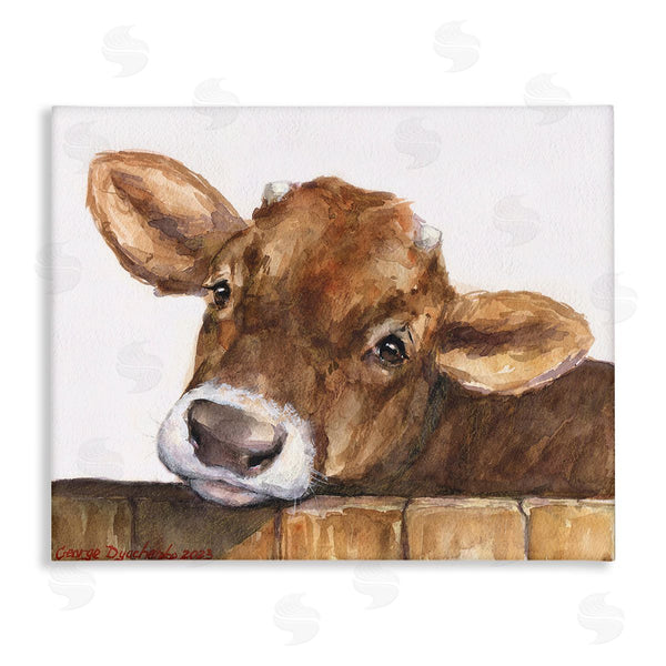stupell industries George Dyachenko | Cattle Calf Gazing Wall Art