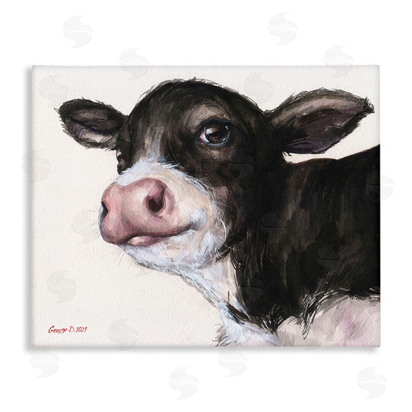 stupell industries George Dyachenko | Cow Calf Minimal Painting Wall Art