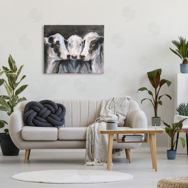 Stupell Industries George Dyachenko | Cow Trio Painting Wall Art