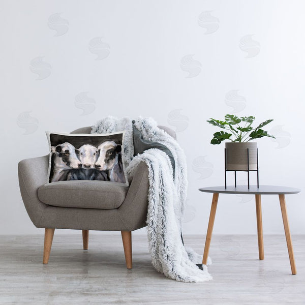 Stupell Industries George Dyachenko | Cow Trio Portrait