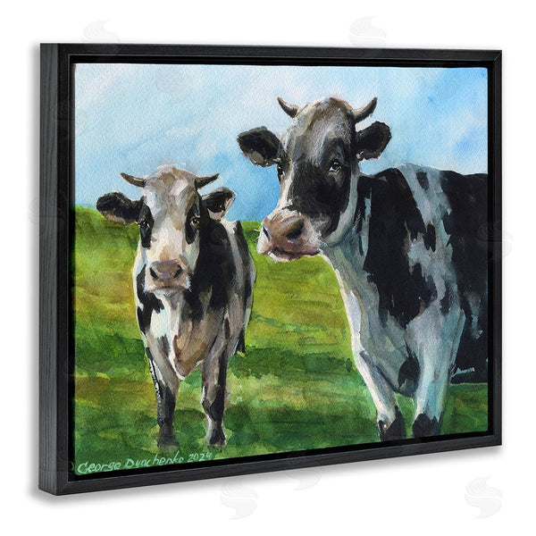 Stupell Industries George Dyachenko | Cows In Pasture Landscape Wall Art
