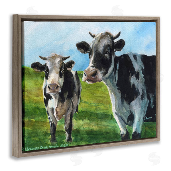 Stupell Industries George Dyachenko | Cows In Pasture Landscape Wall Art