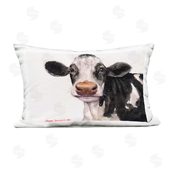 Stupell Industries George Dyachenko | Cute Cow With White Spots Printed Throw Pillow