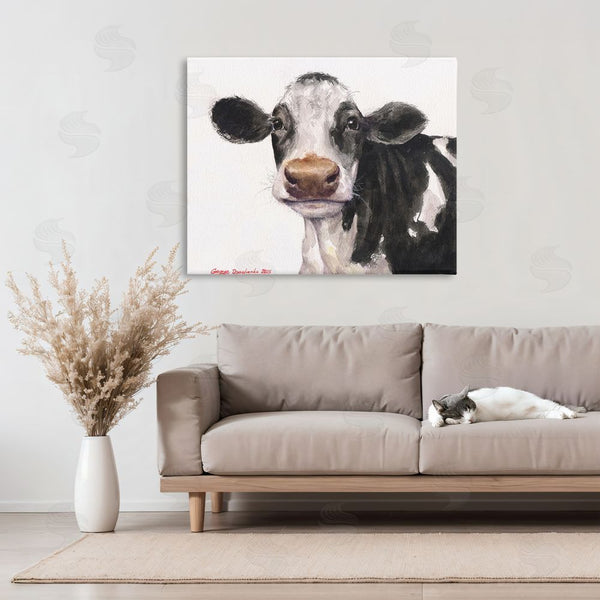 Stupell Industries George Dyachenko | Cute Cow With White Spots Wall Art