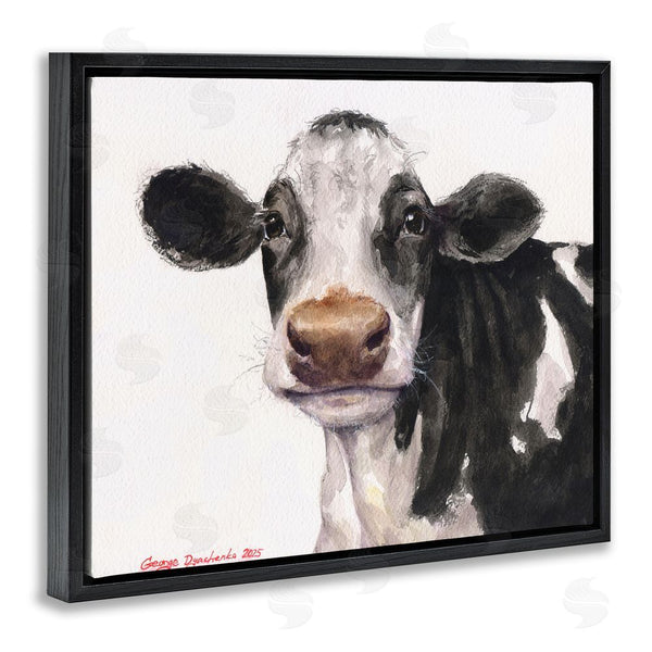 Stupell Industries George Dyachenko | Cute Cow With White Spots Wall Art