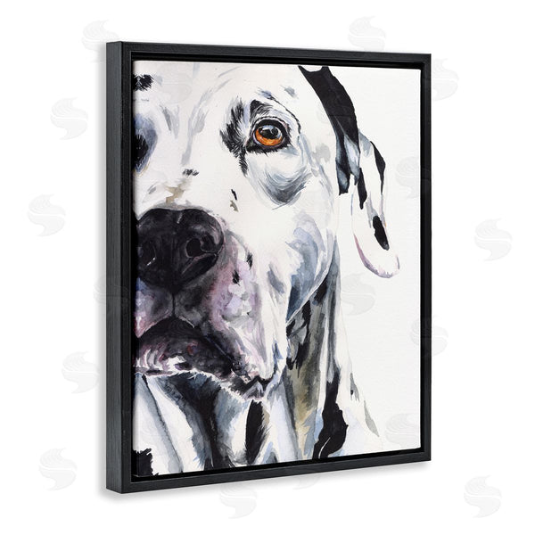 Stupell Industries George Dyachenko | Dalmatian Pet Dog Portrait Bold Spotted Dog