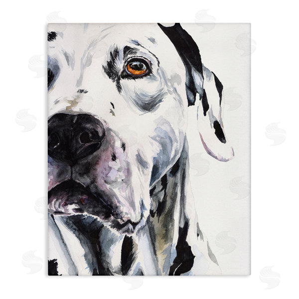 stupell industries George Dyachenko | Dalmatian Pet Dog Portrait Bold Spotted Dog