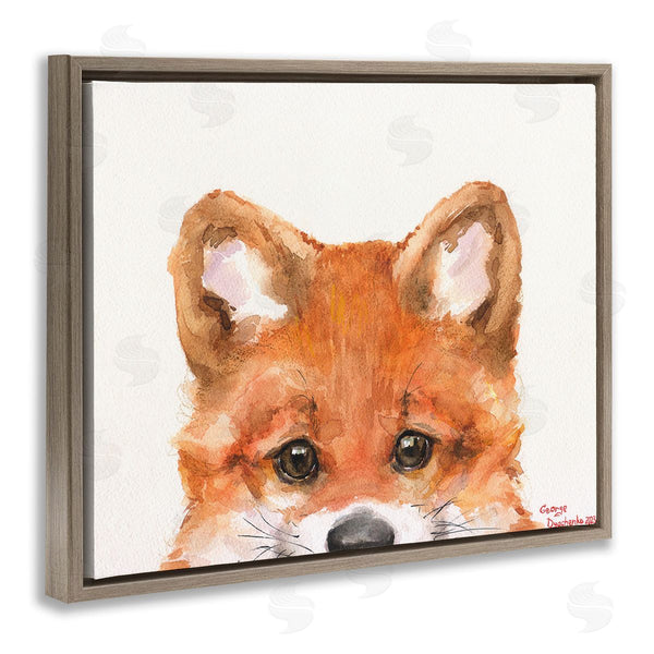 Stupell Industries George Dyachenko | Fox Cub Peeking Wall Art