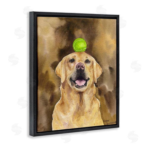 Stupell Industries George Dyachenko | Golden Retriever With Tennis Ball Wall Art