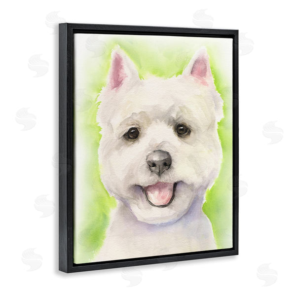 Stupell Industries George Dyachenko | Happy Smiling Westie Pet Dog In Grass