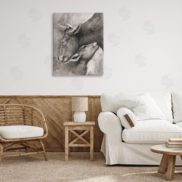 Stupell Industries George Dyachenko | Mother Cow & Calf Wall Art
