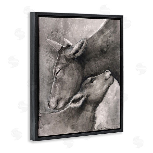 Stupell Industries George Dyachenko | Mother Cow & Calf Wall Art