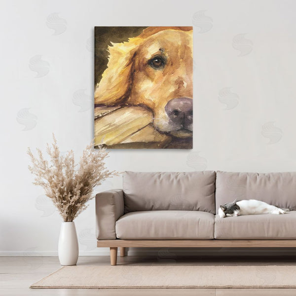 Stupell Industries George Dyachenko | Sight Of Golden Retriever Wall Art
