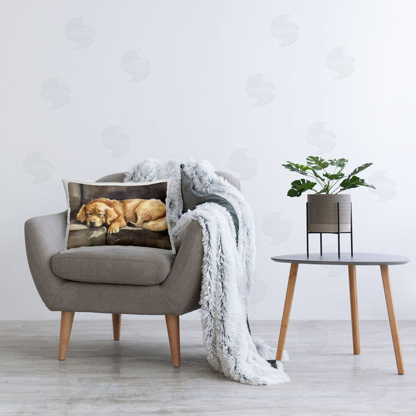 Stupell Industries George Dyachenko | Sleeping Golden Retriever
